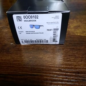 Oakley Holbrook Matte Black Prizm Sapphire Sunglasses